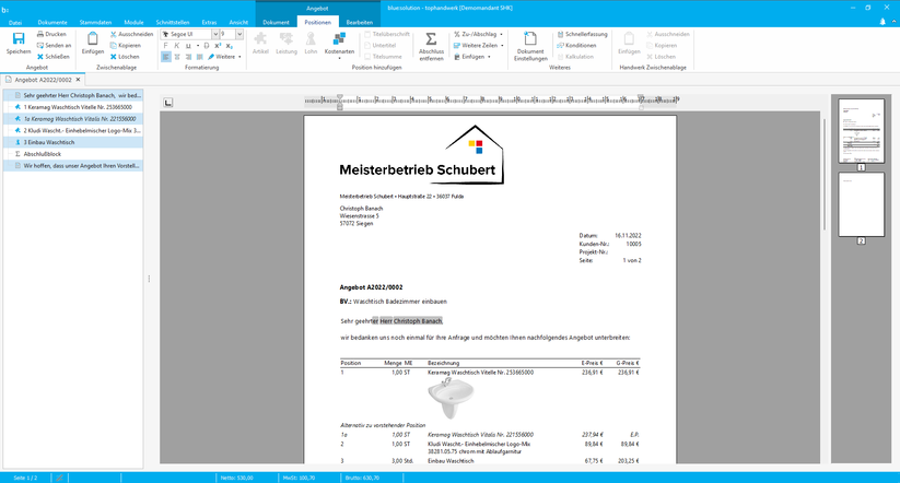 TopHandwerk - die Top Handwerkersoftware - http://www.Meistersoftware.net