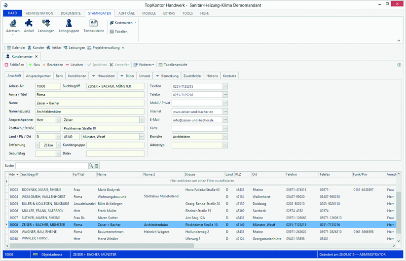 TopHandwerk - die Top Handwerkersoftware - http://www.Meistersoftware.net